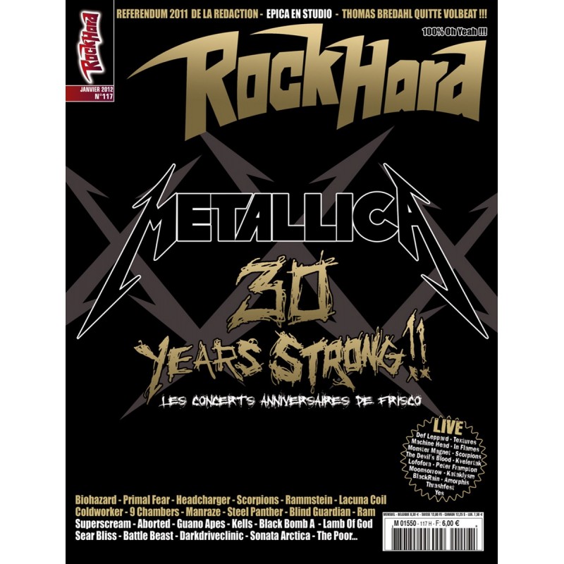 Couverture du Rock Hard n°117