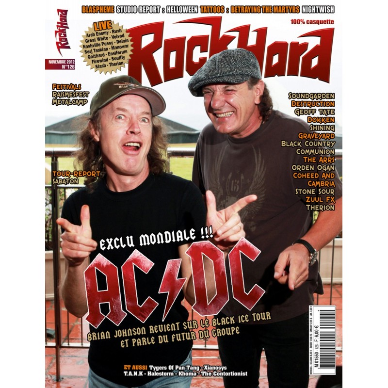 Couverture du Rock Hard n°126