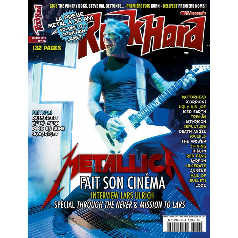 Couverture du Rock Hard n°136