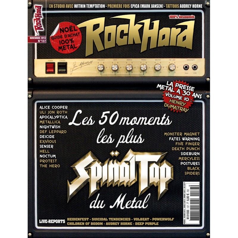 Couverture du Rock Hard n°137