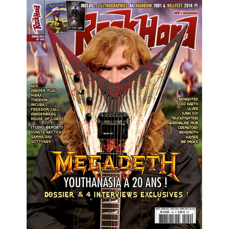 Couverture du Rock Hard n°140