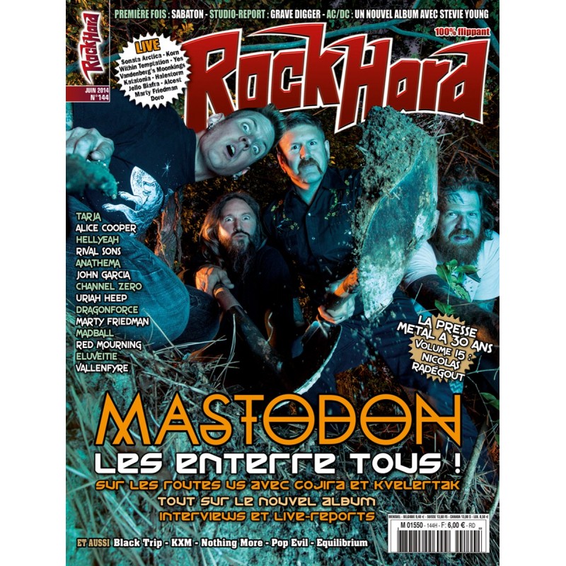 Couverture du Rock Hard n°144