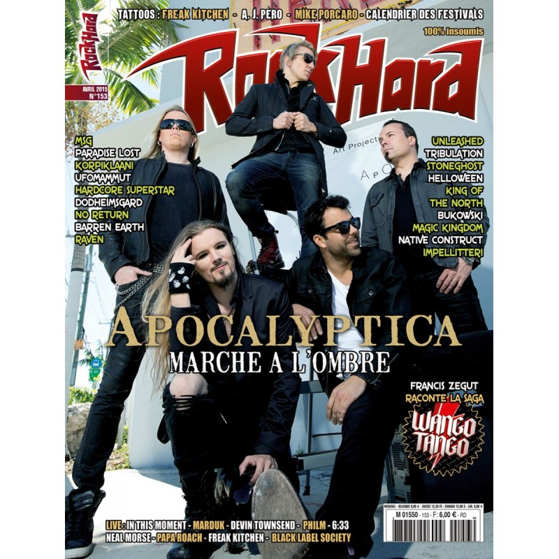 Couverture du Rock Hard n°153