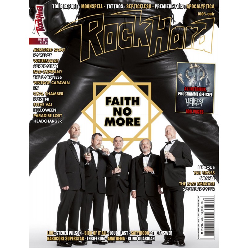 Couverture du Rock Hard n°154