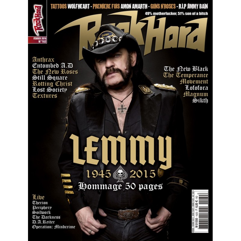 Couverture du Rock Hard n°162