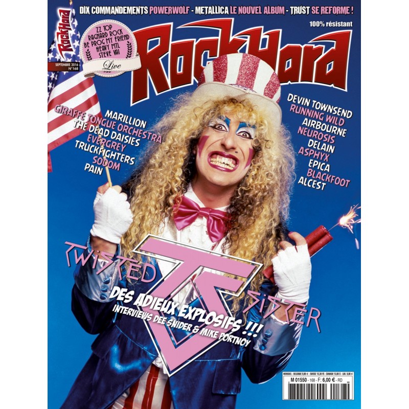 Couverture du Rock Hard n°168