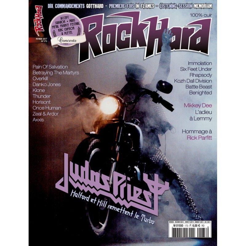 Couverture du Rock Hard n°173