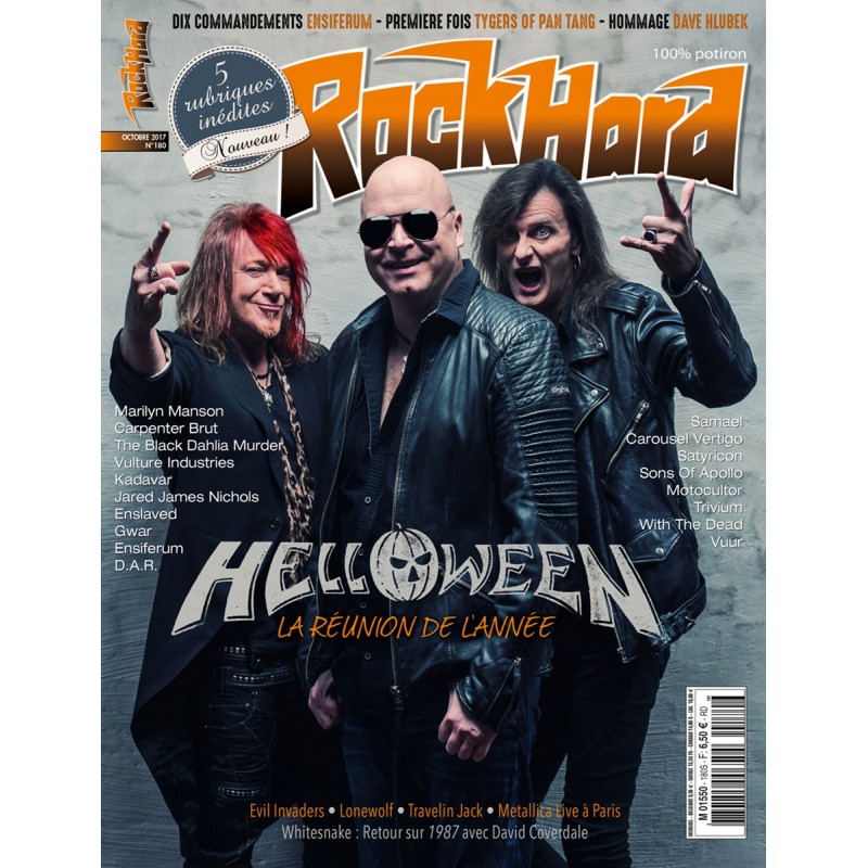 Couverture du Rock Hard n°180