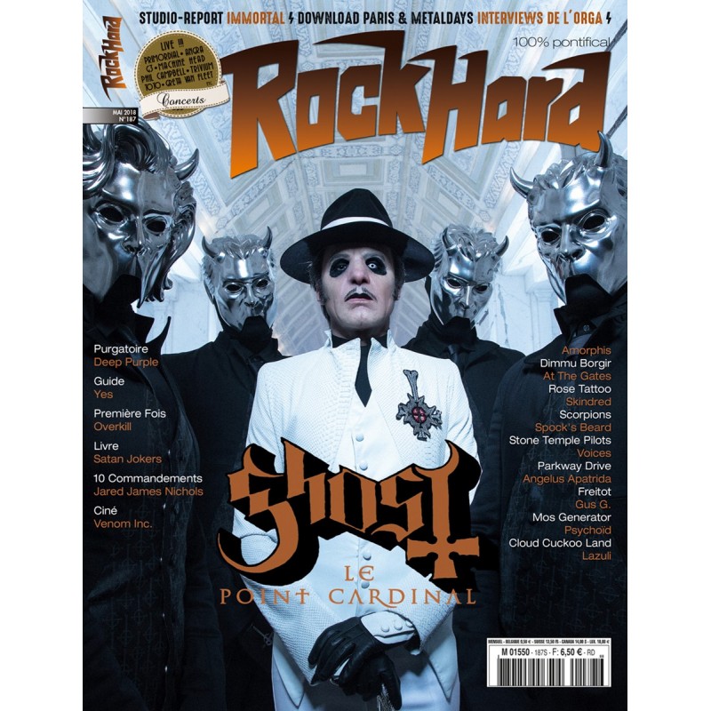 Couverture du Rock Hard n°187