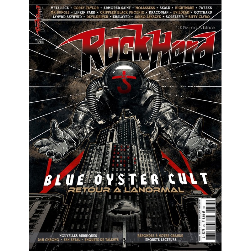 Couverture du Rock Hard n°213