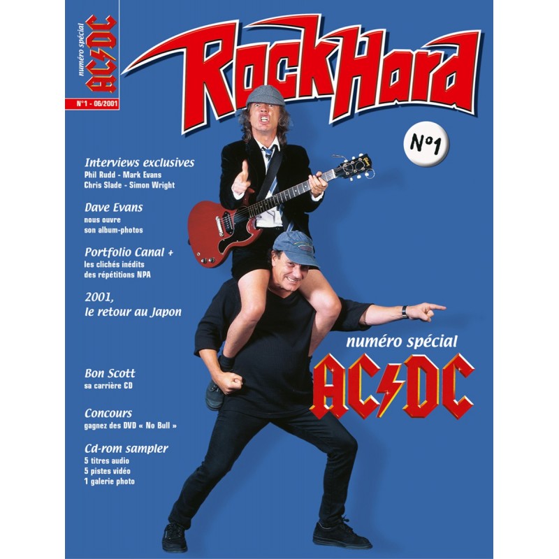 Couverture du Rock Hard n°1 Couverture du Rock Hard n°1