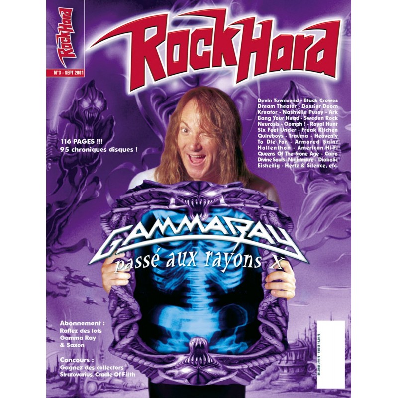 Couverture du Rock Hard n°3 Couverture du Rock Hard n°3
