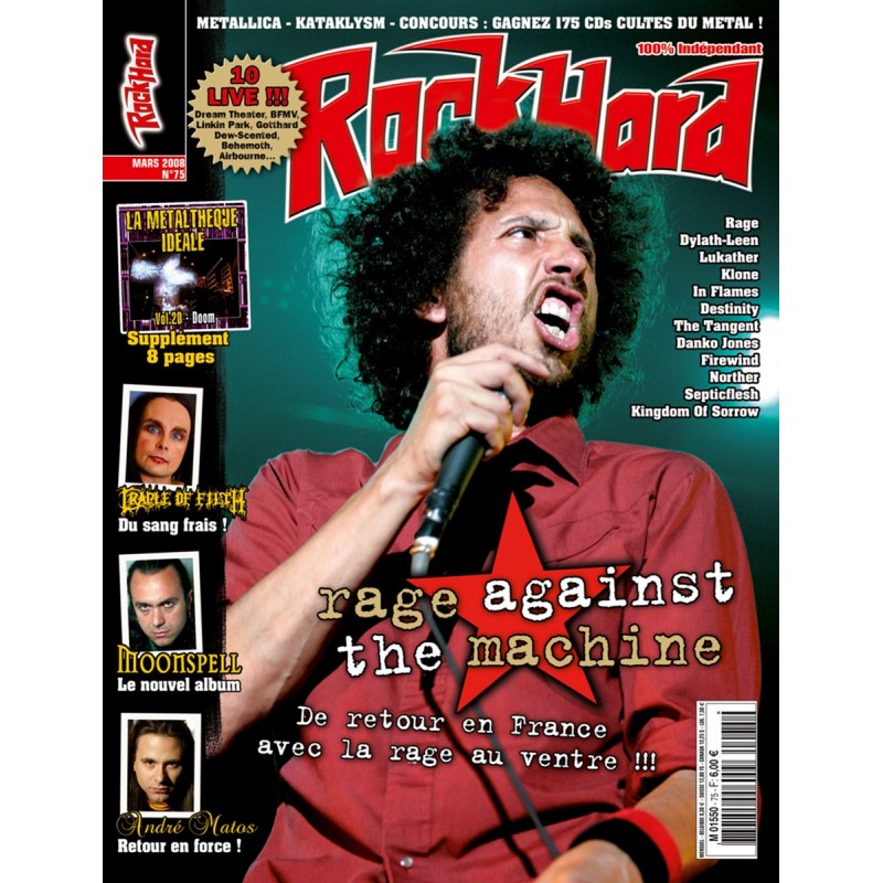 Couverture du Rock Hard n°75 Couverture du Rock Hard n°75