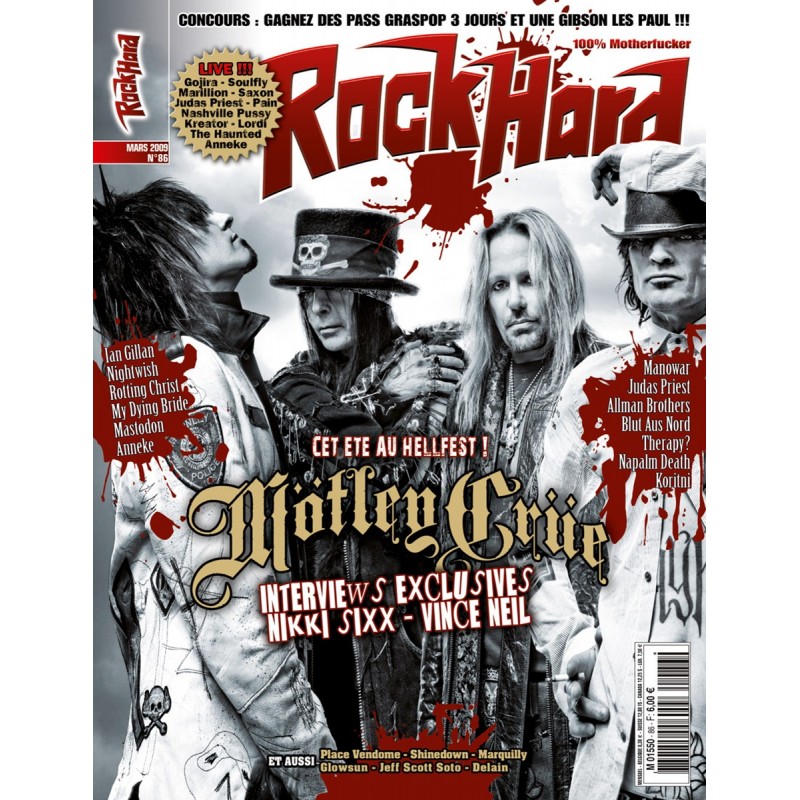 Couverture du Rock Hard n°86