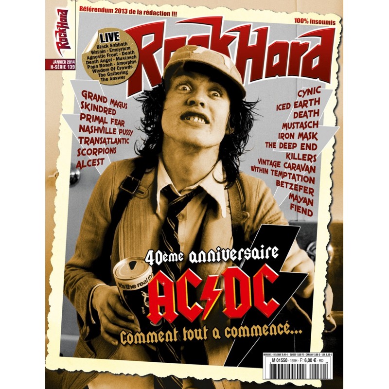 Couverture du Rock Hard n°139 Couverture du Rock Hard n°139