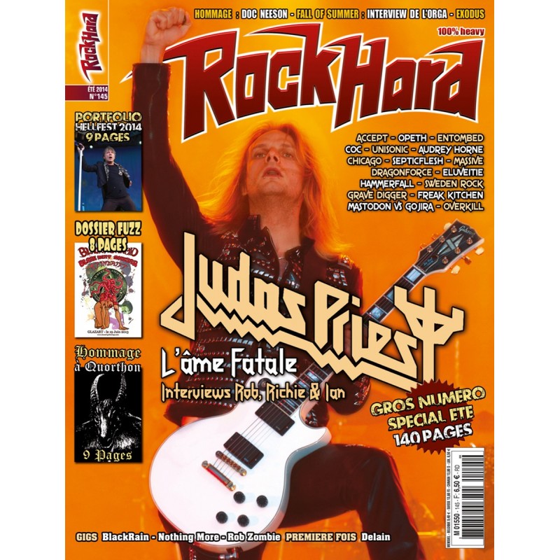 Couverture du Rock Hard n°145