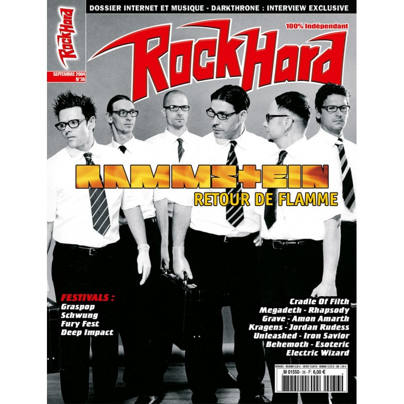 Couverture du Rock Hard n°36