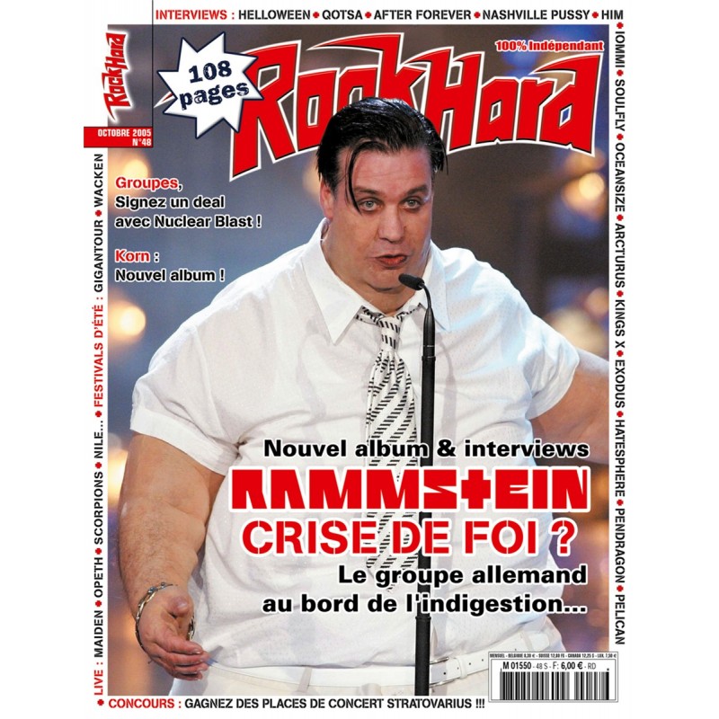 Couverture du Rock Hard n°48