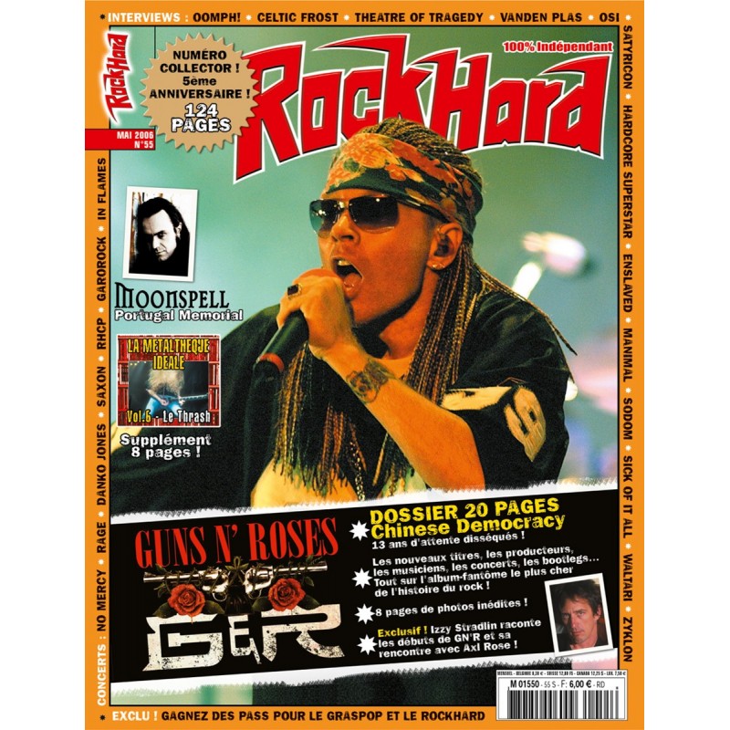 Couverture du Rock Hard n°55