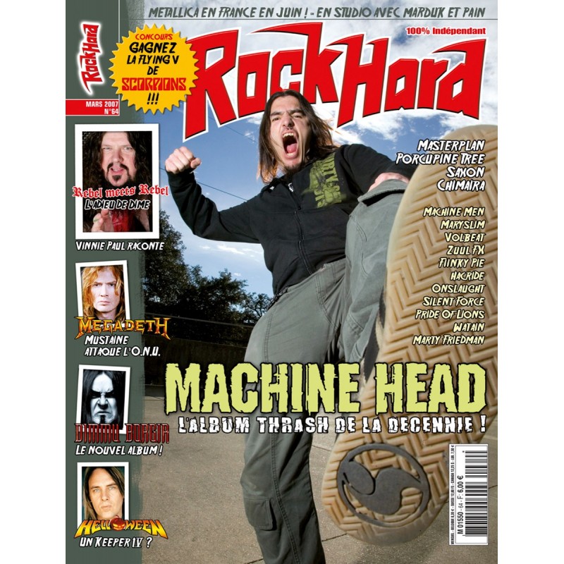 Couverture du Rock Hard n°64